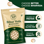 BiharVeda Premium Raw Handpick Makhana – 4 Suta