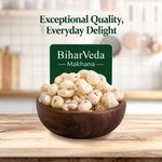 BiharVeda Premium Raw Non Handpick Makhana – 6 Suta